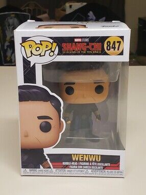 Funko Shang-Chi Wenwu Pop! Figure White and Black Box
